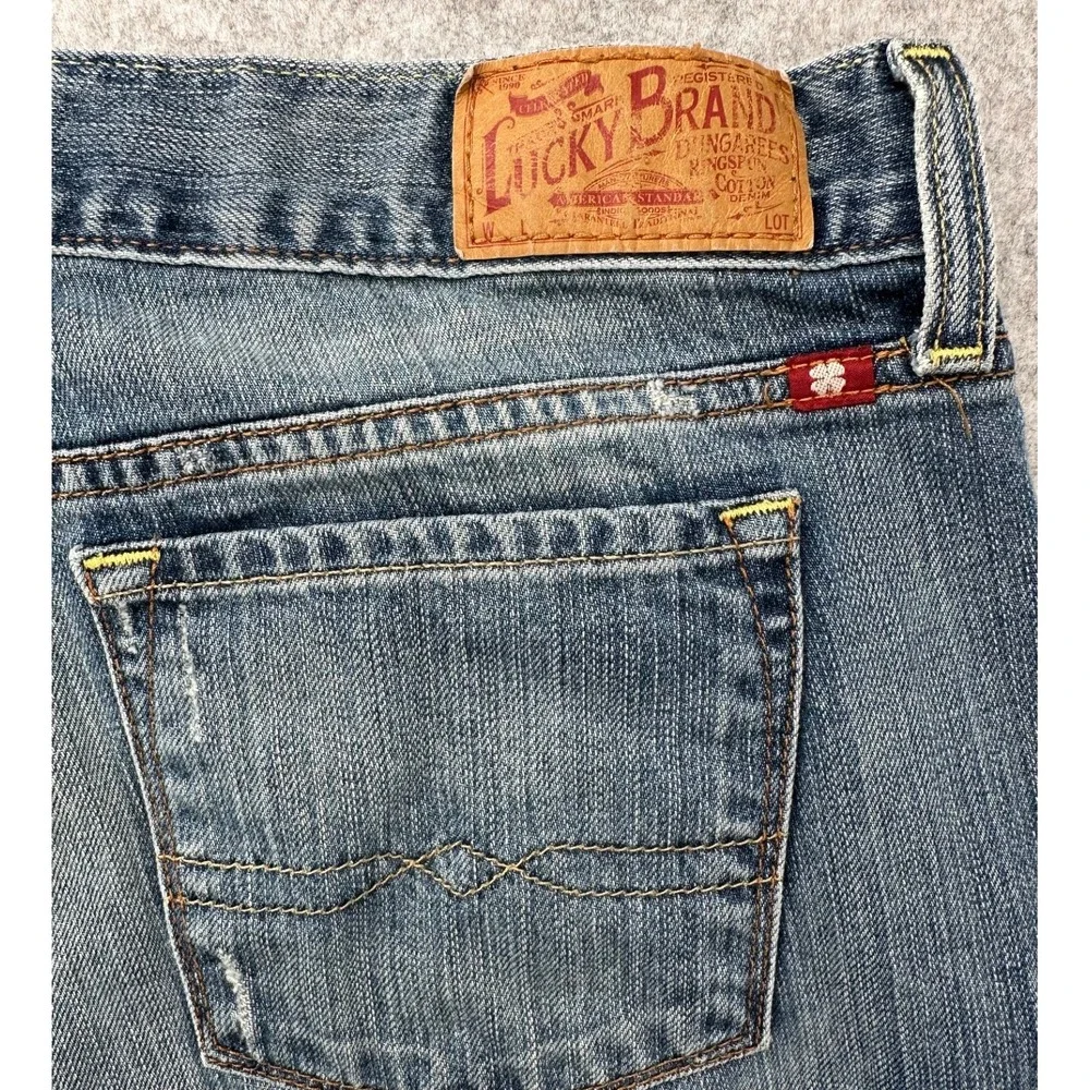 LUCKY by Gene Montesano Shorts Denim Jean Bermuda Blue ZOE Women's Size 10 / 30